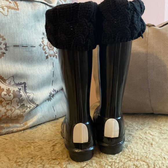 HUNTER boots for KIDS with Socks - Picture 3 of 12